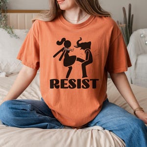 Anti Trump Shirt Fuck Trump Political T Shirt Women’s Rights Tshirt Feminist Gift For Her Democrat Lgbtq Shirt Trendy Graphic Tee Trump 2025 image 7