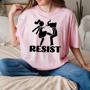 Anti Trump Shirt Fuck Trump Political T Shirt Women’s Rights Tshirt Feminist Gift For Her Democrat Lgbtq Shirt Trendy Graphic Tee Trump 2025 image 5