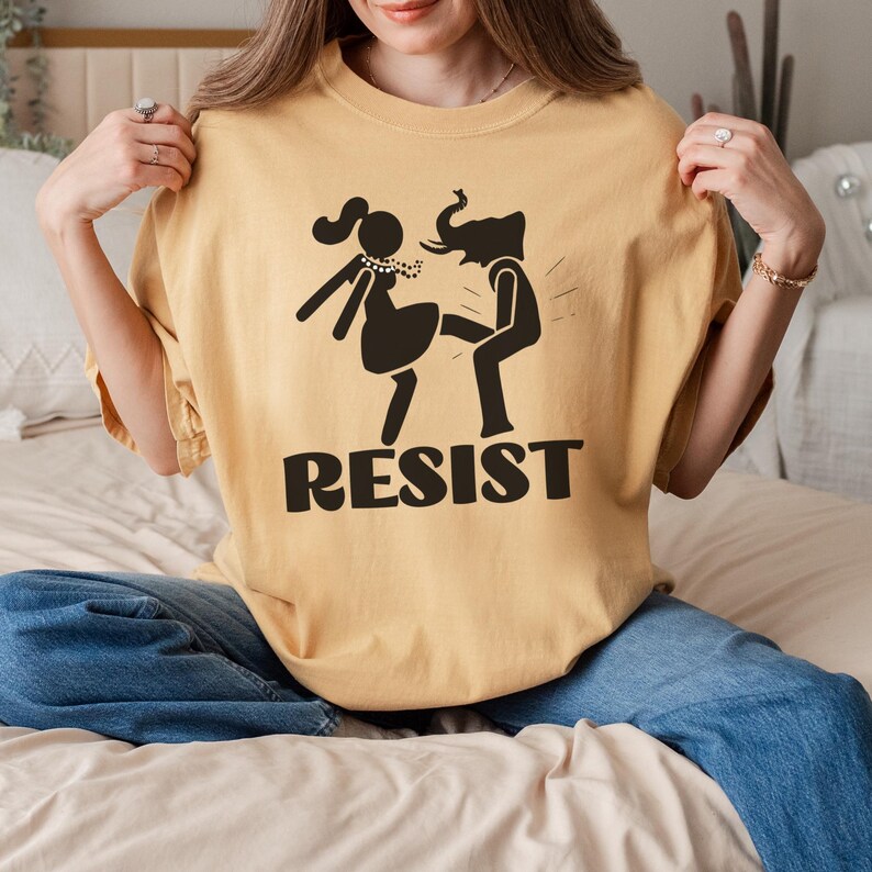 Anti Trump Shirt Fuck Trump Political T Shirt Women’s Rights Tshirt Feminist Gift For Her Democrat Lgbtq Shirt Trendy Graphic Tee Trump 2025 image 4