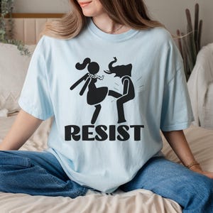 Anti Trump Shirt Fuck Trump Political T Shirt Women’s Rights Tshirt Feminist Gift For Her Democrat Lgbtq Shirt Trendy Graphic Tee Trump 2025 image 8