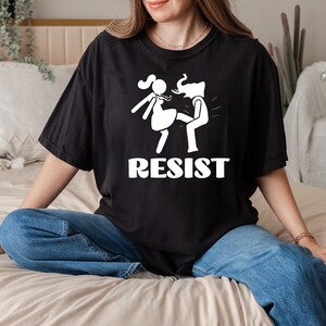 Anti Trump Shirt Fuck Trump Political T Shirt Women’s Rights Tshirt Feminist Gift For Her Democrat Lgbtq Shirt Trendy Graphic Tee Trump 2025 image 2