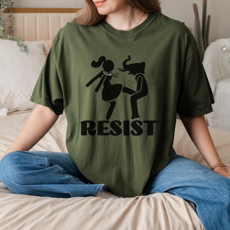 Anti Trump Shirt Fuck Trump Political T Shirt Women’s Rights Tshirt Feminist Gift For Her Democrat Lgbtq Shirt Trendy Graphic Tee Trump 2025 image 3