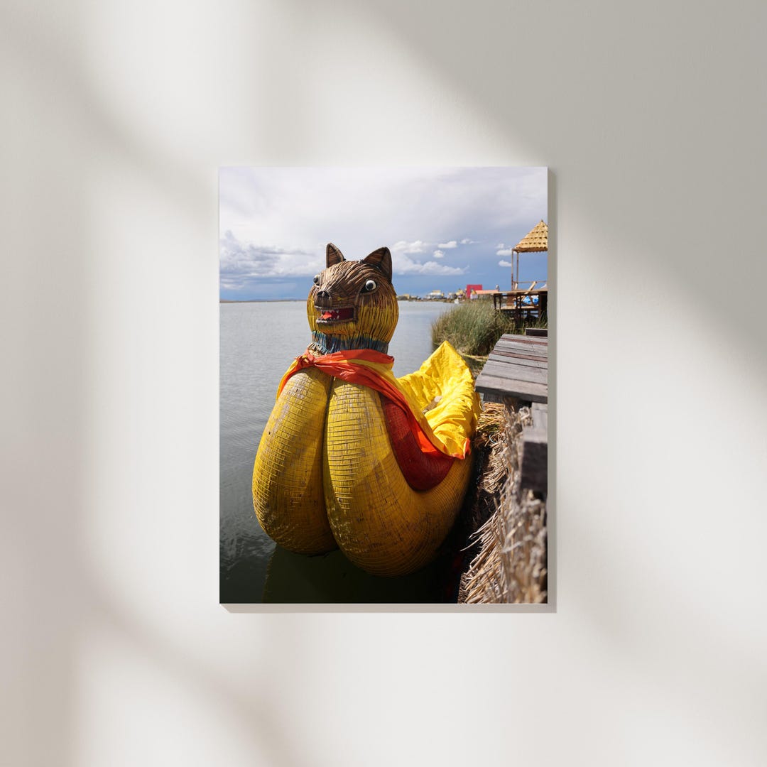 確認用 油絵 チチカカ湖 確認用油絵チチカカ湖