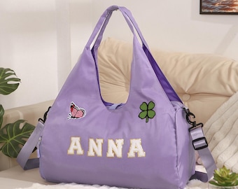 Custom Dance Bag For Girls.Custom name dance pack.Cute ballet bag.Toddler Weekender Bag.Girls Birthday Gift Age 4 5 6 7 8 9 10