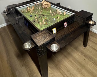 Multifunctional Gaming Dining Table with Storage. Custom Board game table