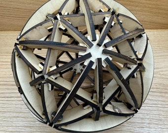 Geodesic Dome Model: Geometric Sphere Design (Digital File)