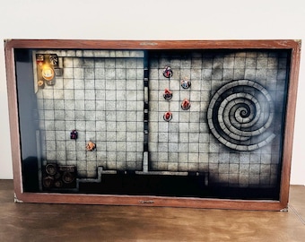 Portable DND/RPG Digital tv case. Virtual Table Top Gaming Board