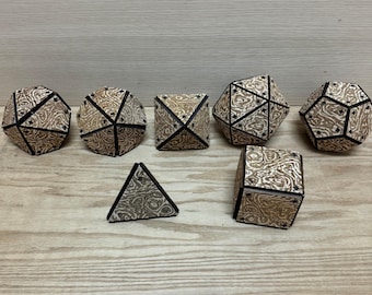 Dnd Dice Set: Polyhedral Dodecahedron SVG Files (Digital File)