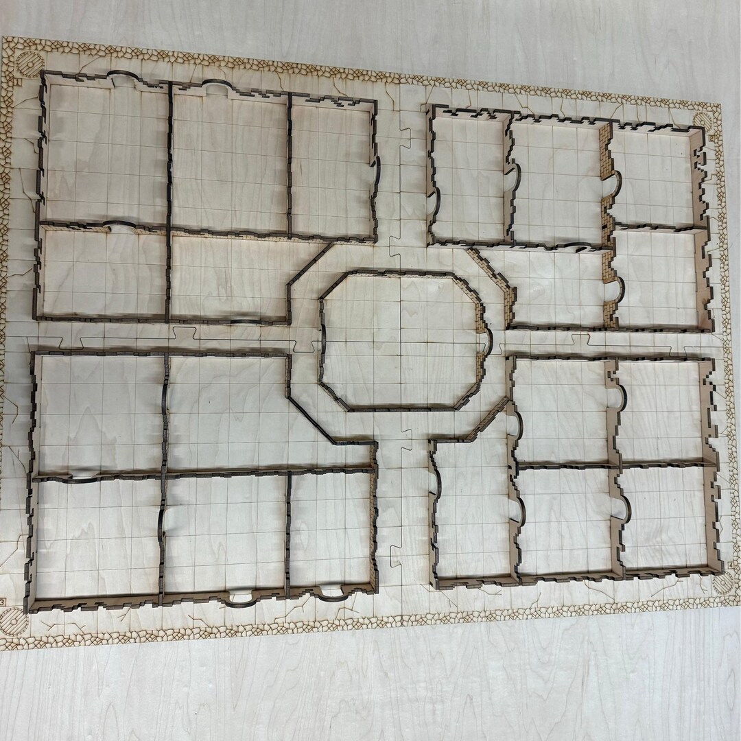 Modular Dungeon System: CNC Laser Cut Files (digital Download) - Etsy