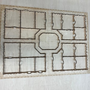 Conjunto modular de masmorras, sistema de masmorras modulares de paredes. Construtores de masmorras