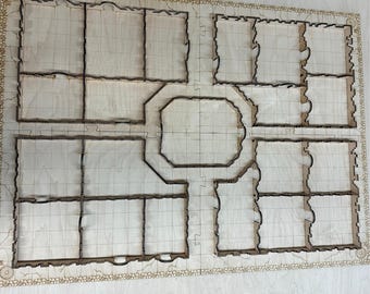 Modular Dungeon System: CNC Laser Cut Files (Digital Download)
