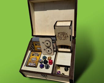 DND Kit Box: Dice Tower, Card & Mini Storage
