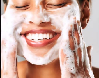 Foaming Face Wash Natural Cleanser | Gentle Facial Cleanser for Sensitive Skin | Hydrating| Organic| Handmade Skincare by ELEMENTS