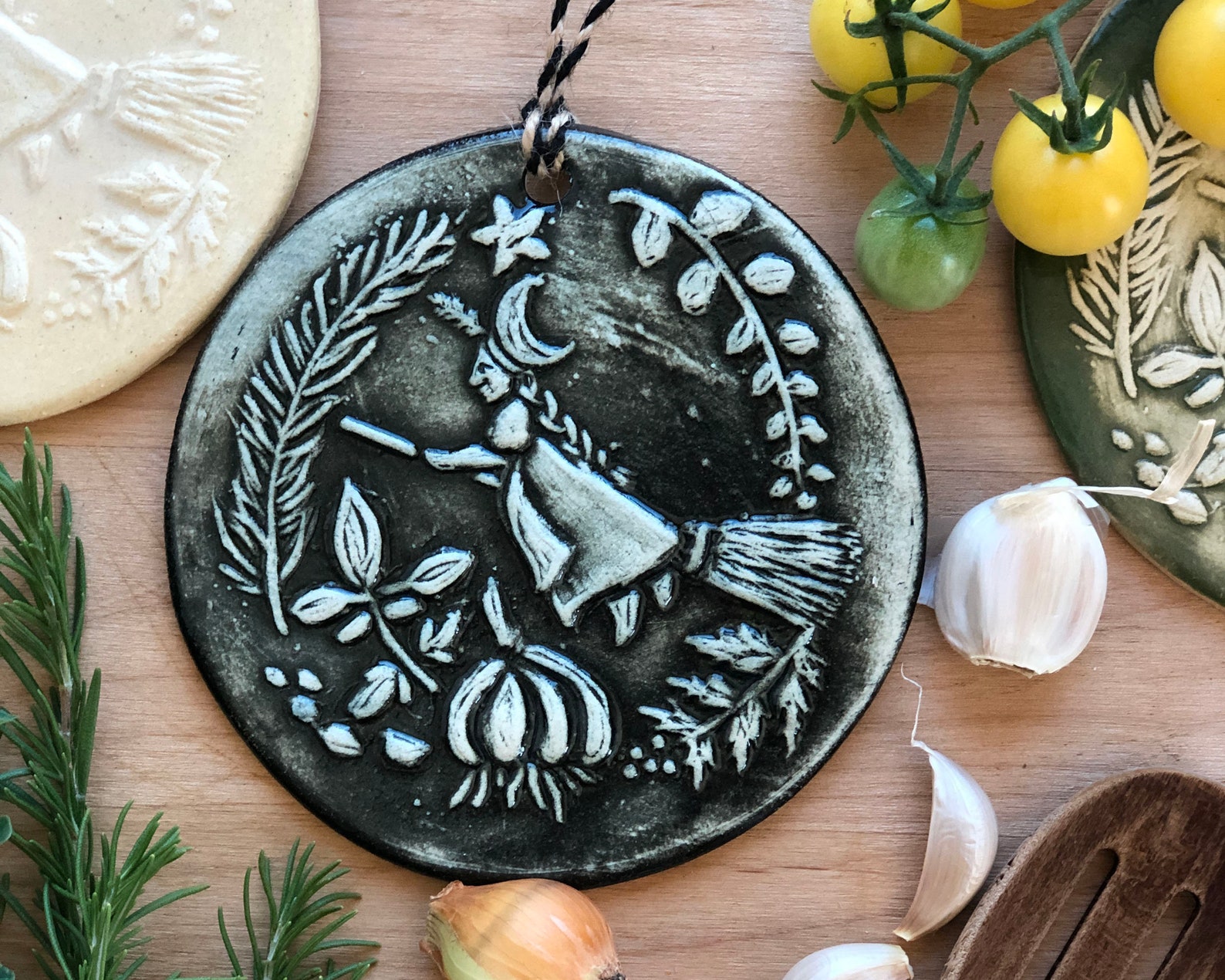 Kitchen Witch Ornament Ceramic Strega Cucina 5 - Etsy