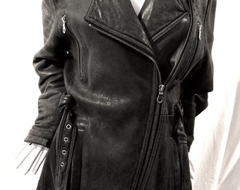 Vintage Moto Jacket from BASIADESIGNS' Private Collection - 280USD