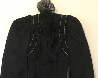 Antique Museum Quality Victorian Jacket from Basia Designs Private Collection - w free continental U.S. shipping