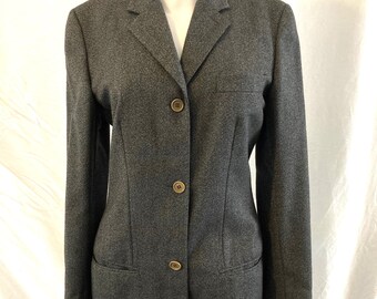 Vintage ROMEO GIGLI  From Basia's Private Collection - Elegant European shaped Italian jacket - 160 USD