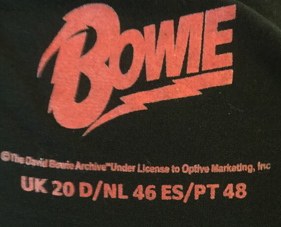 Upcycled Vintage David Bowie t shirt size XXL - 4… - image 3