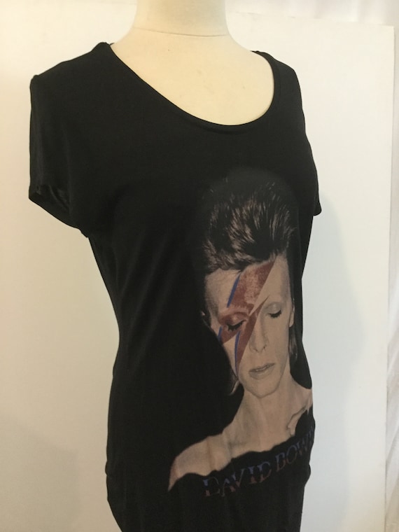 Upcycled Vintage David Bowie t shirt size XXL - 4… - image 2