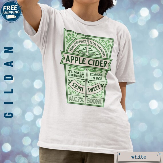 Apple Cider Semi Sweet Label Vintage Style St Malo Ciderworks 1927 Inspired Beverage Art Print