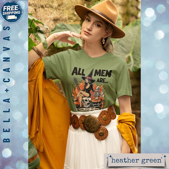 Dark Humor Witch Halloween Shirt (Bella Canvas Tee)