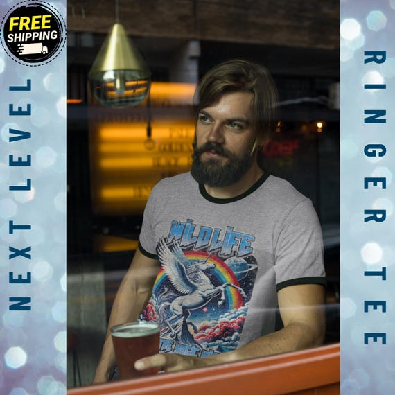 Retro 80s Metalcore Tee Unicorn Vintage Psychedelic Shirt