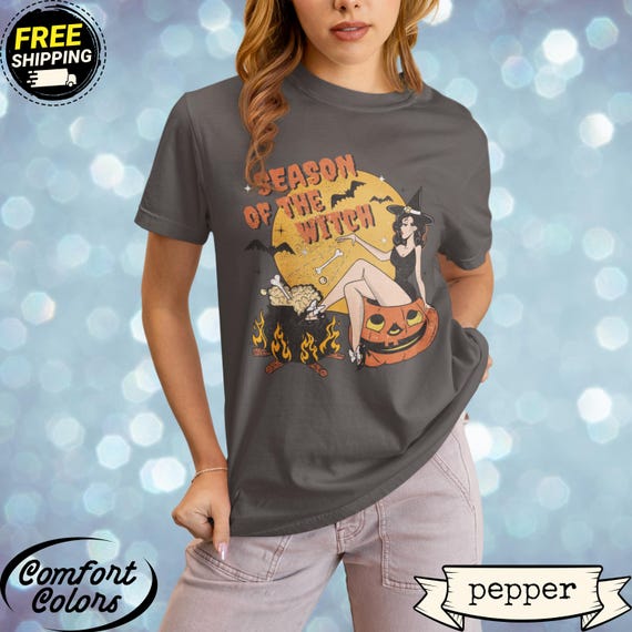 Halloween Season of the Witch Shirt T-shirt | Ivory Witch