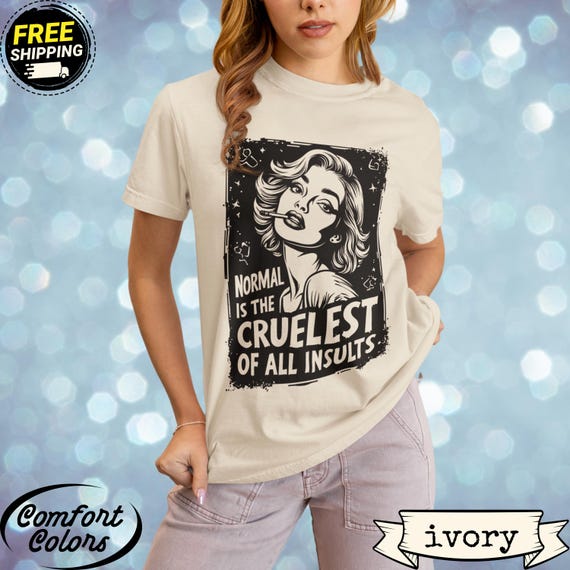 Cruelest Insult Tee Vintage Comic Style Retro Pop Art Shirt
