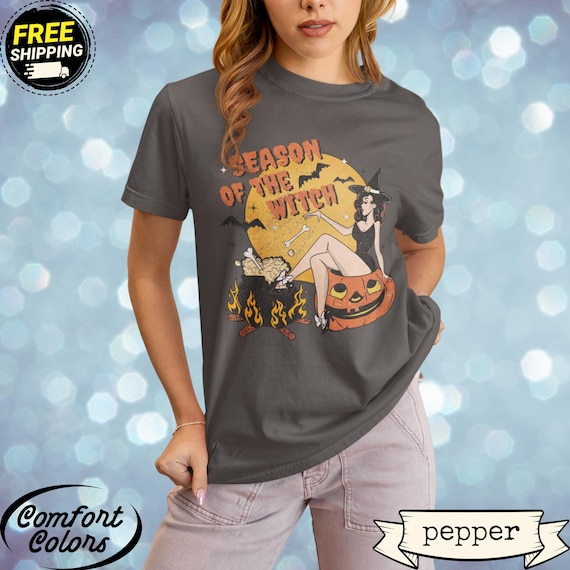 Halloween Season of the Witch Shirt T-shirt | Ivory Witch