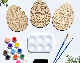 DIY Easter Egg Painting Kit for Kids Fun Spring Art Project for Kids Easter Kit for Toddlers Fun Family Easter Craft Activity Painting Fun