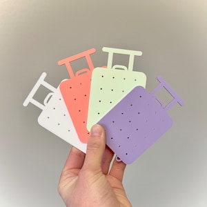 Mini handbagage reisoorbel houder draagbare acryl sieraden organizer 10 paar mini-oorbel opslag cadeau voor reizigers accessoires