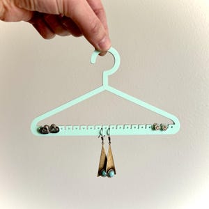 Portaorecchini portatile a forma di gancio, organizer da viaggio per orecchini a bottone e a cerchio, contenitore per gioielli in acrilico, regalo per lei, contenitore per orecchini a cerchio