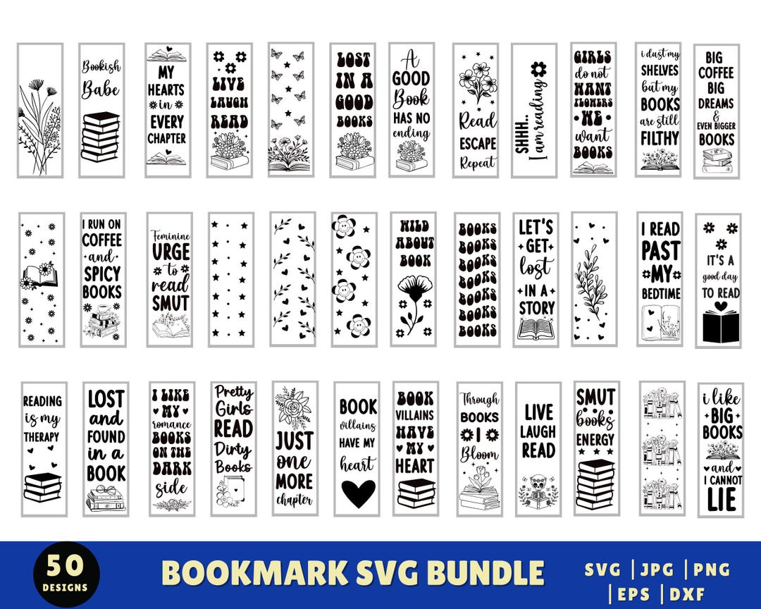 Values Bookmark Sample Bookmark SVG Bundle, Bookmark Template Svg, Bookmark Png, Printable ...