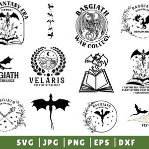 Bundle Basgiath War College SVG Png,basgiath War College Svg,fourth ...