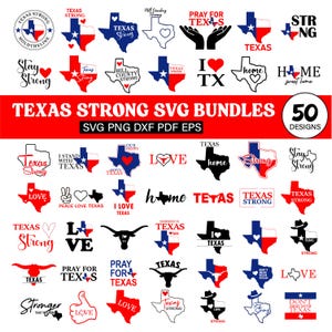 Texas Strong Svg Png Bundle, Pray For Texas Svg, Texas Flood Svg, Support Texas Svg, Texas Png, Sublimation, Flood 2025 Svg,Digital Download