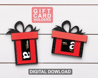 Porta carte regalo personalizzato con taglio laser, scatola per carte regalo SVG, regalo per la festa della mamma, buon compleanno SVG, regalo per amico SVG, download immediato