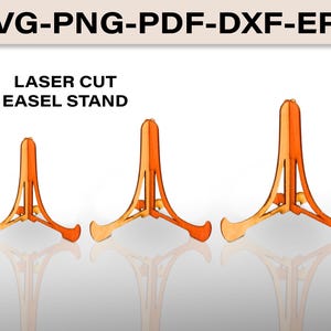 Laser cut Easel Stand, Plate Stand, Photo Frame Display, Easel Stands Plate Holders, Dish Display Stand, Easels For Display,Glowforge Files