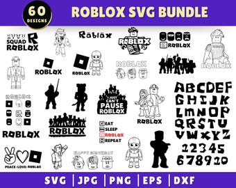 Roblox Svg Bundle, Robot Svg, Gaming Svg Files for Cricut, Roblox Png, Roblox Boy Svg, Birthday Svg, Roblox Font, Roblox Clipart, Svg, Png.