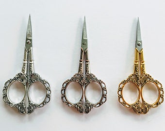 Vintage Look Embroidery Scissors Sewing Scissors Knitting Accessories
