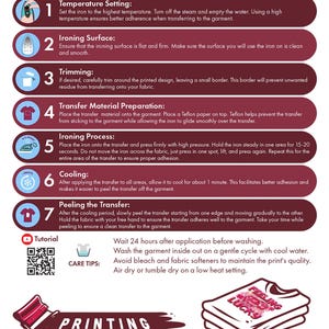 a poster with instructions on how to use a printer