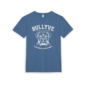 Vintage Gym T Shirt, Old School Bodybuilding Shirt, Muscle Gym Tee, Athletic Fit, Bullyve Fitness (Next Level 6410)