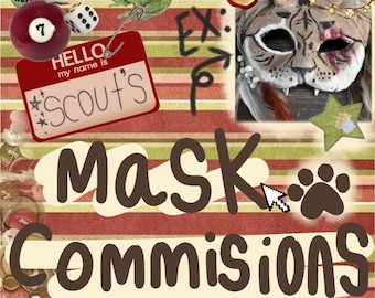 Scout’s mask commissions!!