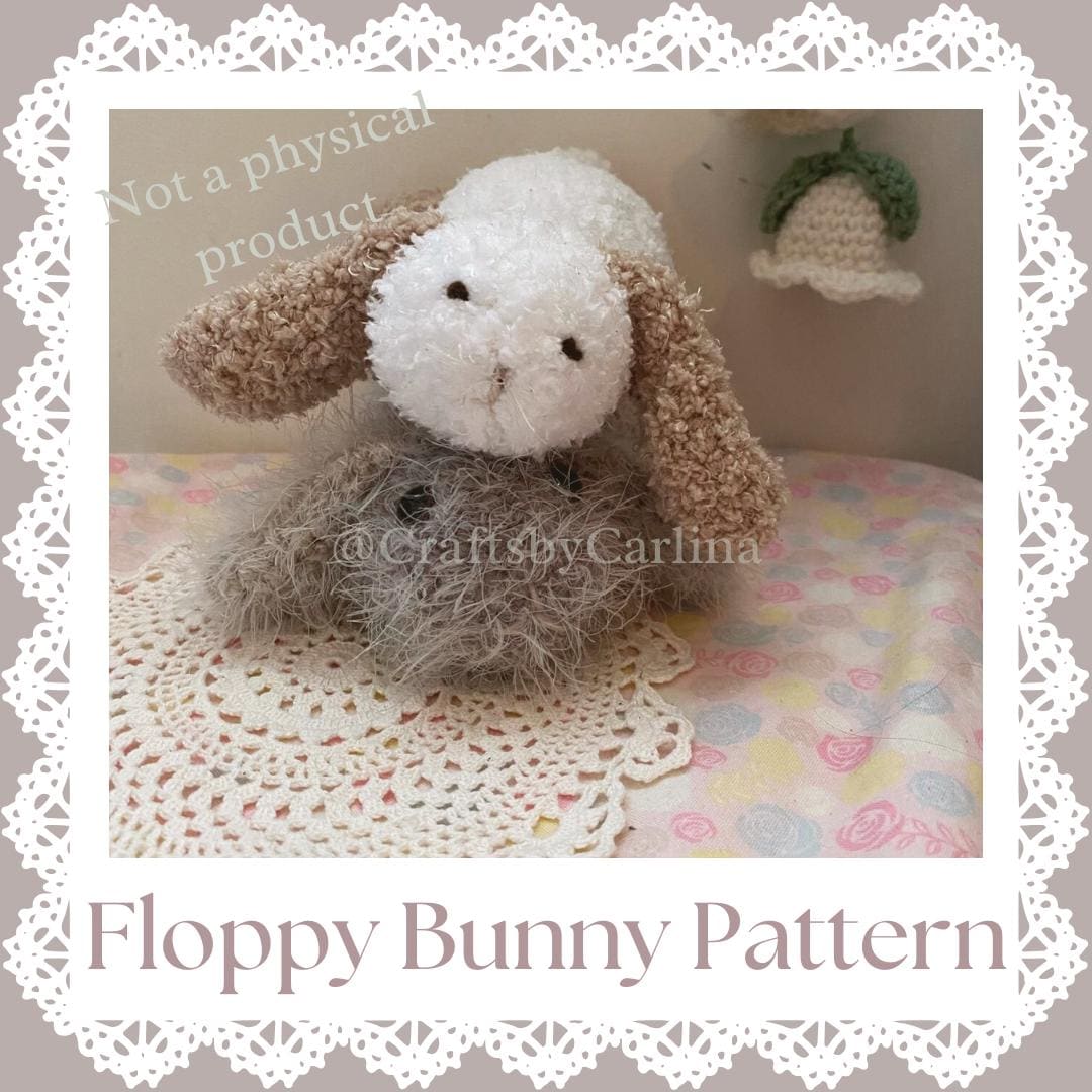 Floppy Bunny Crochet PDF Pattern - Etsy