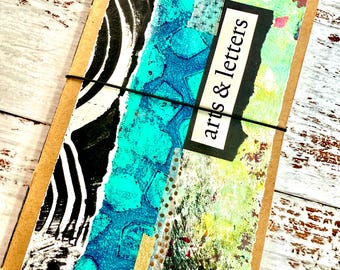 Art Journal, Art Journal, Handmade Book, Junk Journal, Sketchbook, Art Journal