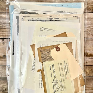 Junk Journal, Art Journaling Ephemera, Various Papers, assorted