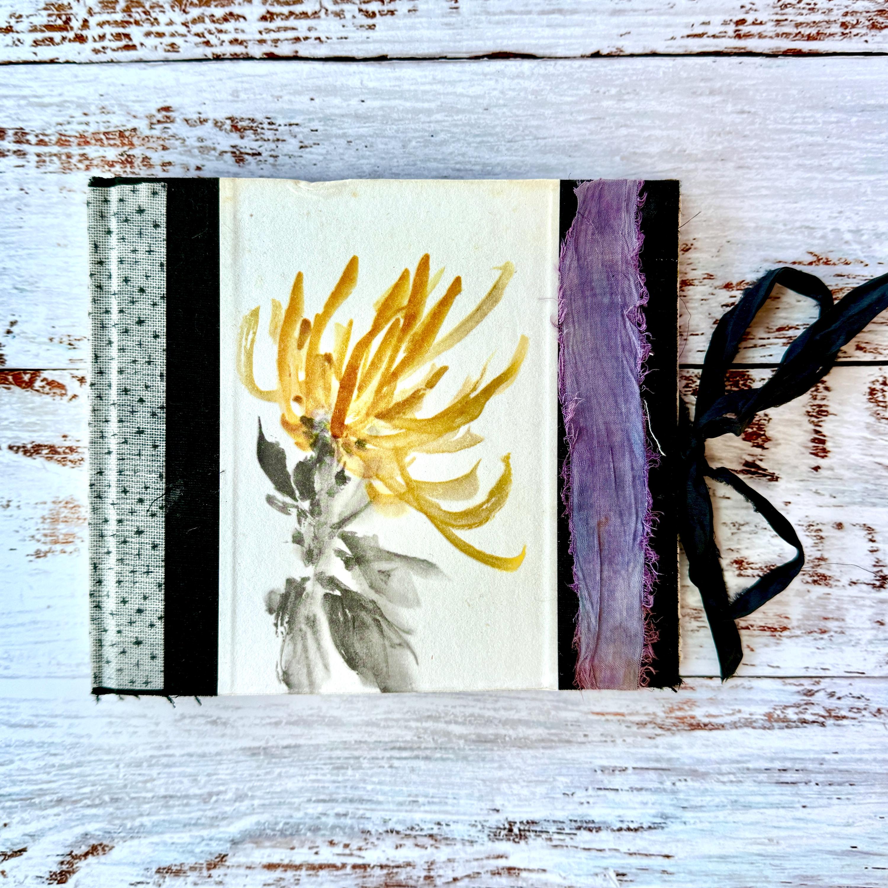 Junkjournal*『』 Junk Journal Handmade Rusted Fabric Hardcover 6