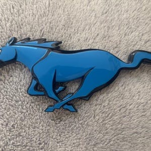Mustang Grabber Blue Emblems - Etsy