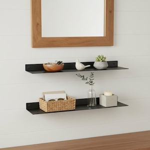 Entryway Floating Meta Wall Shelf