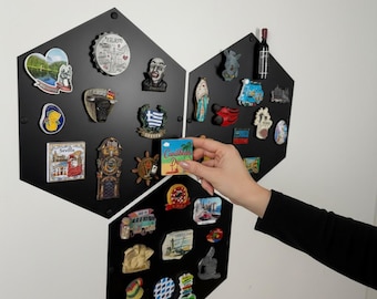 Hexagon Magnettafel für Magneten