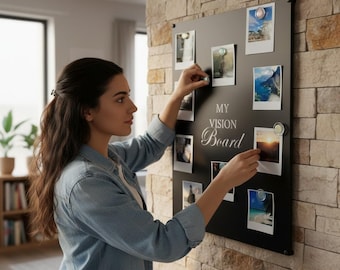Magnetisches Visionsboard für Ziele und Inspiration